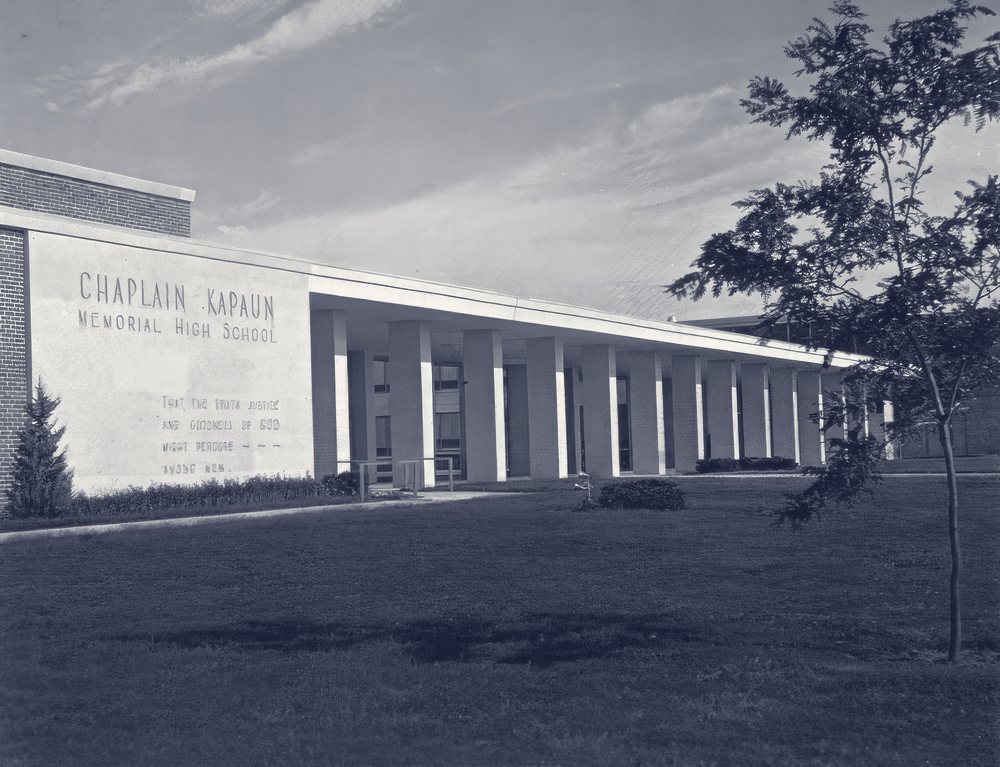 Chaplain Kapaun Memorial High School in Wichita, Kansas, circa 1956